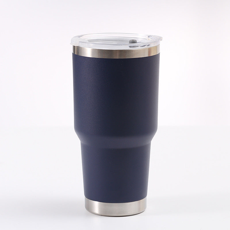 30oz Stainless Steel Car Cup American Large-mouth Beer Cup Large-capacity Thermal And Cold Insulation Ice Cup